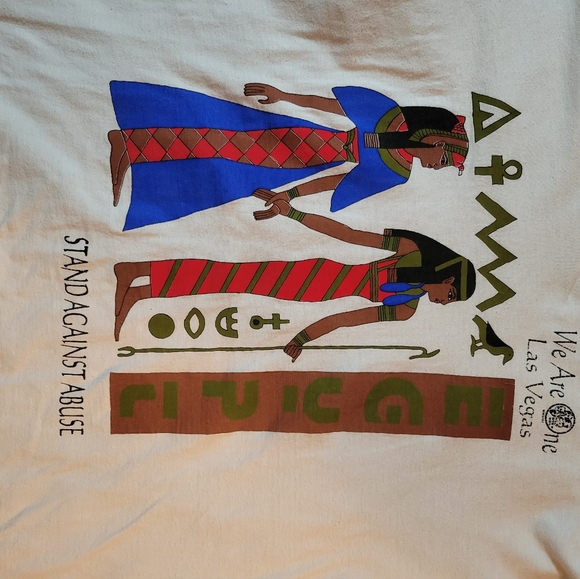 Vintage Pharoahs We are one, Stand against abuse Tshirt - Picture 3 of 7
